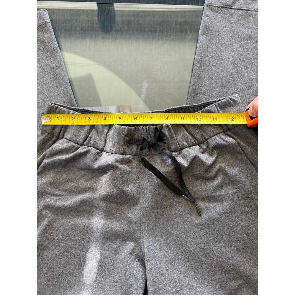 Lululemon Heathered Grey Tapered Pull-On Pants